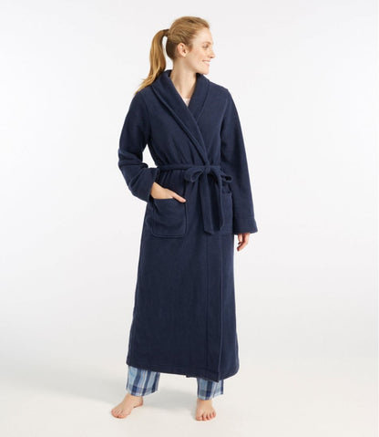 Women's Winter Fleece Robe, Wrap-Front - L.L.Bean Signature