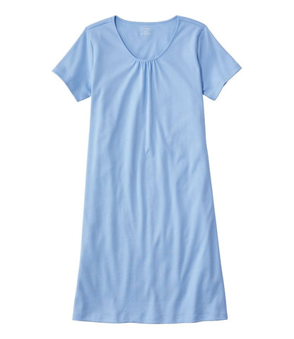 Women's Supima® Nightgown, Short-Sleeve - L.L.Bean Value