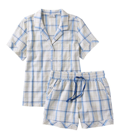 Women's Bean's Seacoast Seersucker Short Set - L.L.Bean Latest