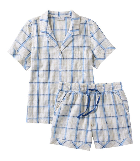 Women's Bean's Seacoast Seersucker Short Set - L.L.Bean Latest