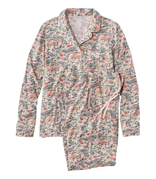 Women's Super-Soft Shrink-Free Pajama Set, Button-Front - L.L.Bean Trusted