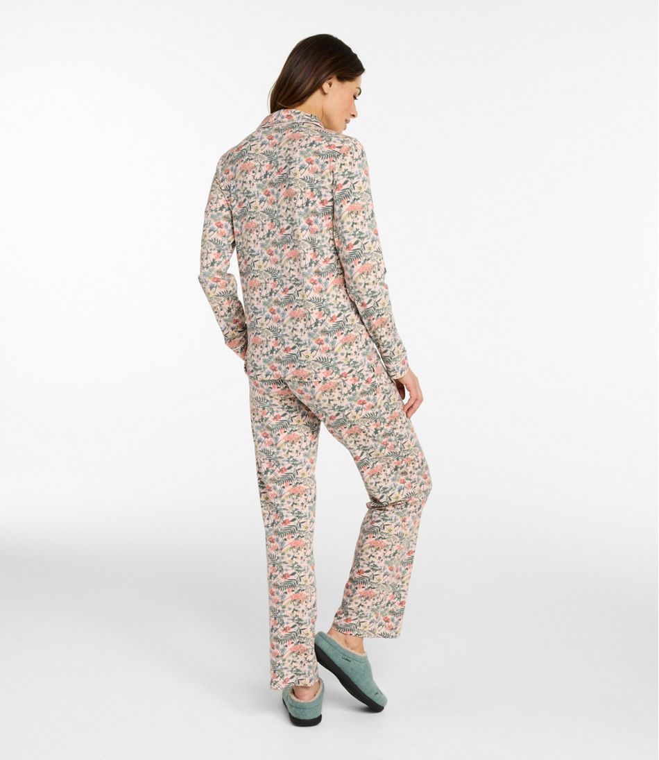 Women's Super-Soft Shrink-Free Pajama Set, Button-Front - L.L.Bean Trusted