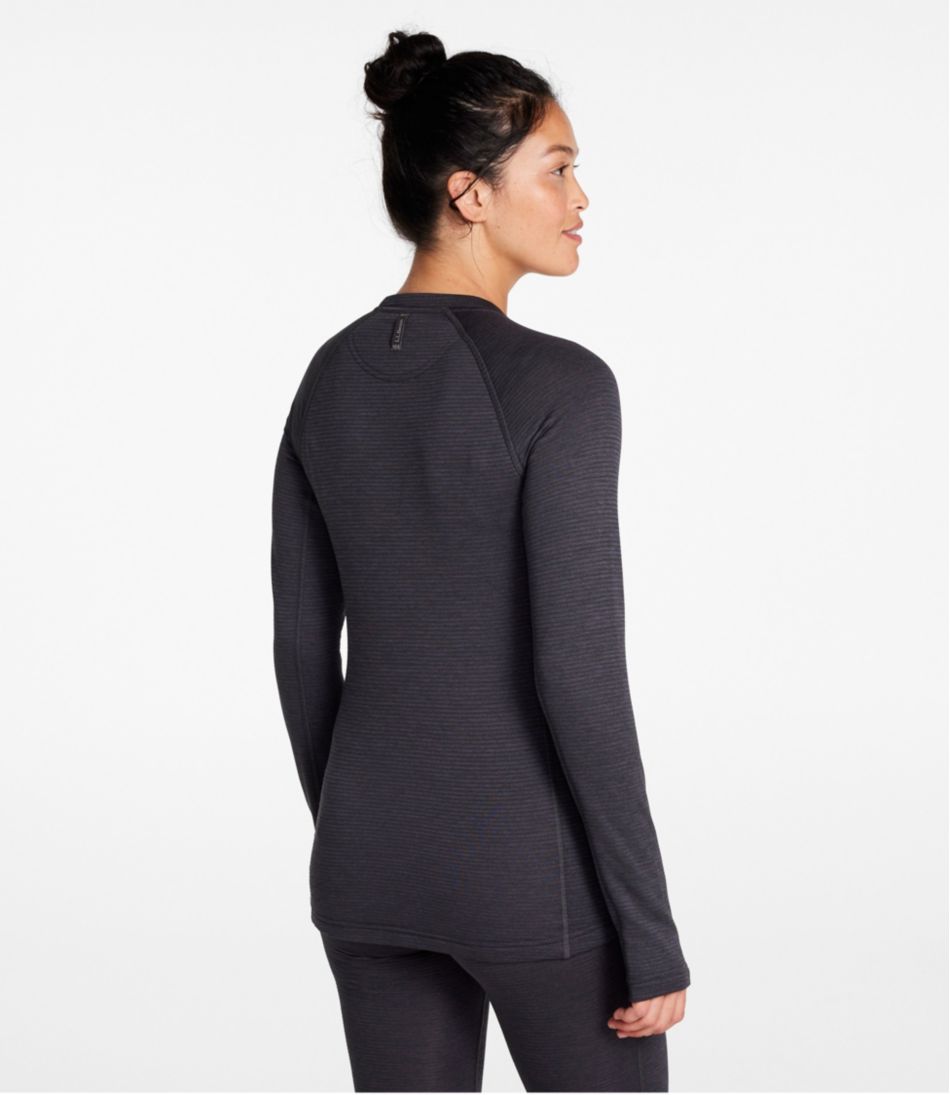 Women's L.L.Bean Midweight Base Layer Crew Top - L.L.Bean Customer Favorite