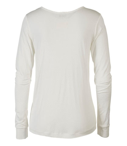 Women's Silk Pointelle, Long-Sleeve Scoopneck - L.L.Bean Featured