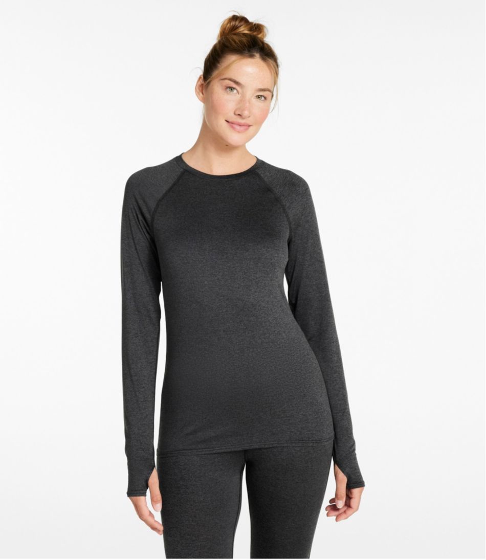 Women's L.L.Bean Simple Soft Base Layer, Crew - L.L.Bean Classic