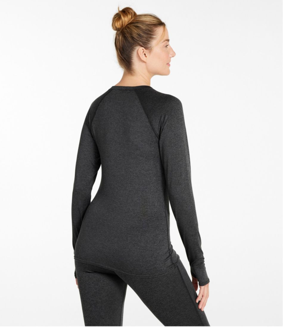 Women's L.L.Bean Simple Soft Base Layer, Crew - L.L.Bean Classic