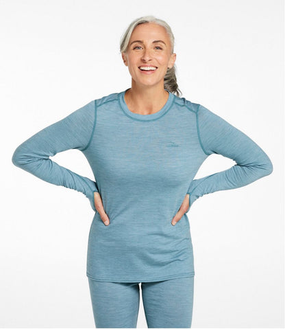 Women's Cresta Ultralight 150 Crew Top, Stripe - L.L.Bean Top Pick