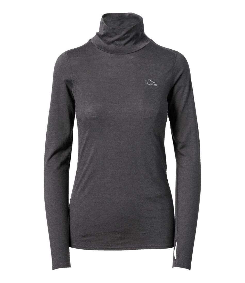 Women's Cresta Wool Ultralight 150 Turtleneck - L.L.Bean New