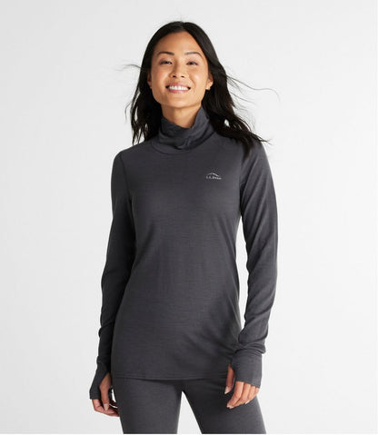 Women's Cresta Wool Ultralight 150 Turtleneck - L.L.Bean New