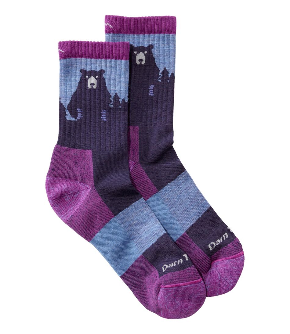 Women's Darn Tough Bear Town Micro Crew Hiking Socks - L.L.Bean Best Seller