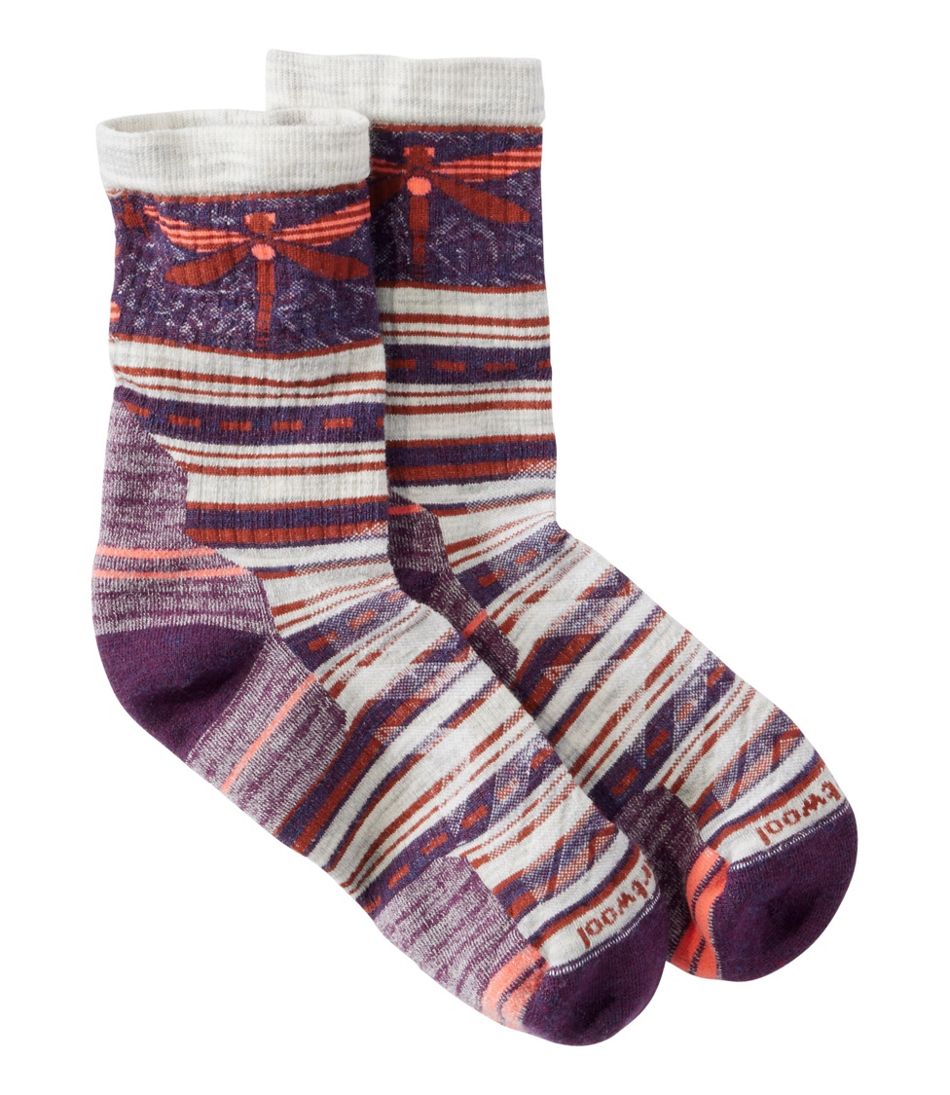 Women's Smartwool Hike Targeted Cushion Dragon Socks, Mid-Crew - L.L.Bean Recommended