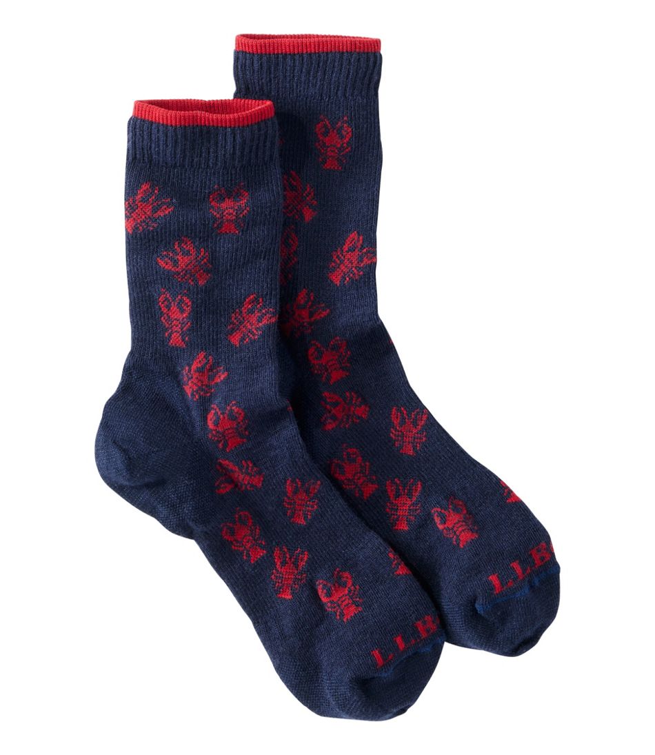 Adults' L.L.Bean Maine Motif Socks - L.L.Bean Classic