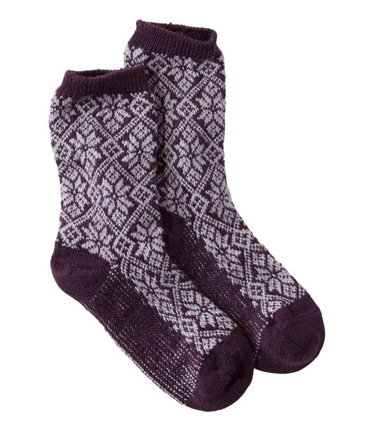Adults' Smartwool Everyday Traditional Snowflake Crew Socks - L.L.Bean Trusted