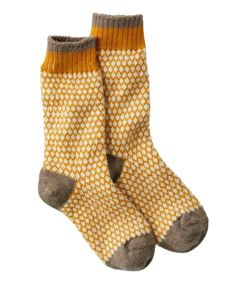 Adults' Smartwool Everyday Popcorn Polka Dot Crew Socks - L.L.Bean Exclusive