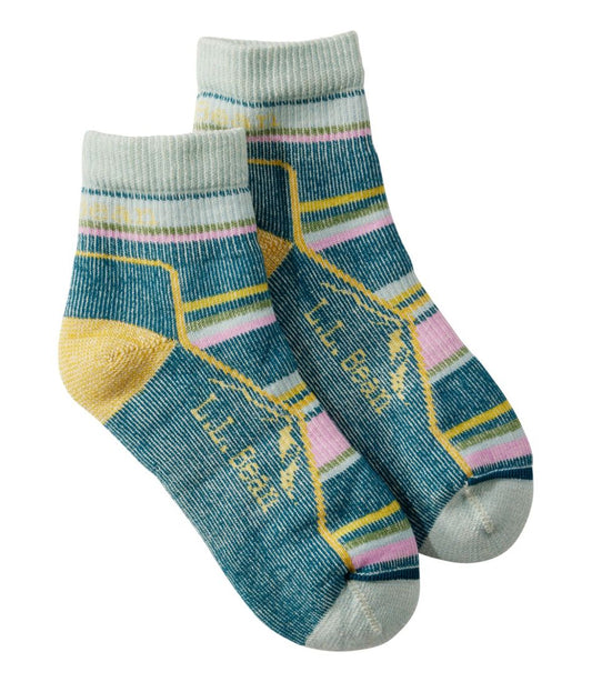 Adults' Cresta Wool Midweight Hiking Socks, Quarter-Crew - L.L.Bean Signature