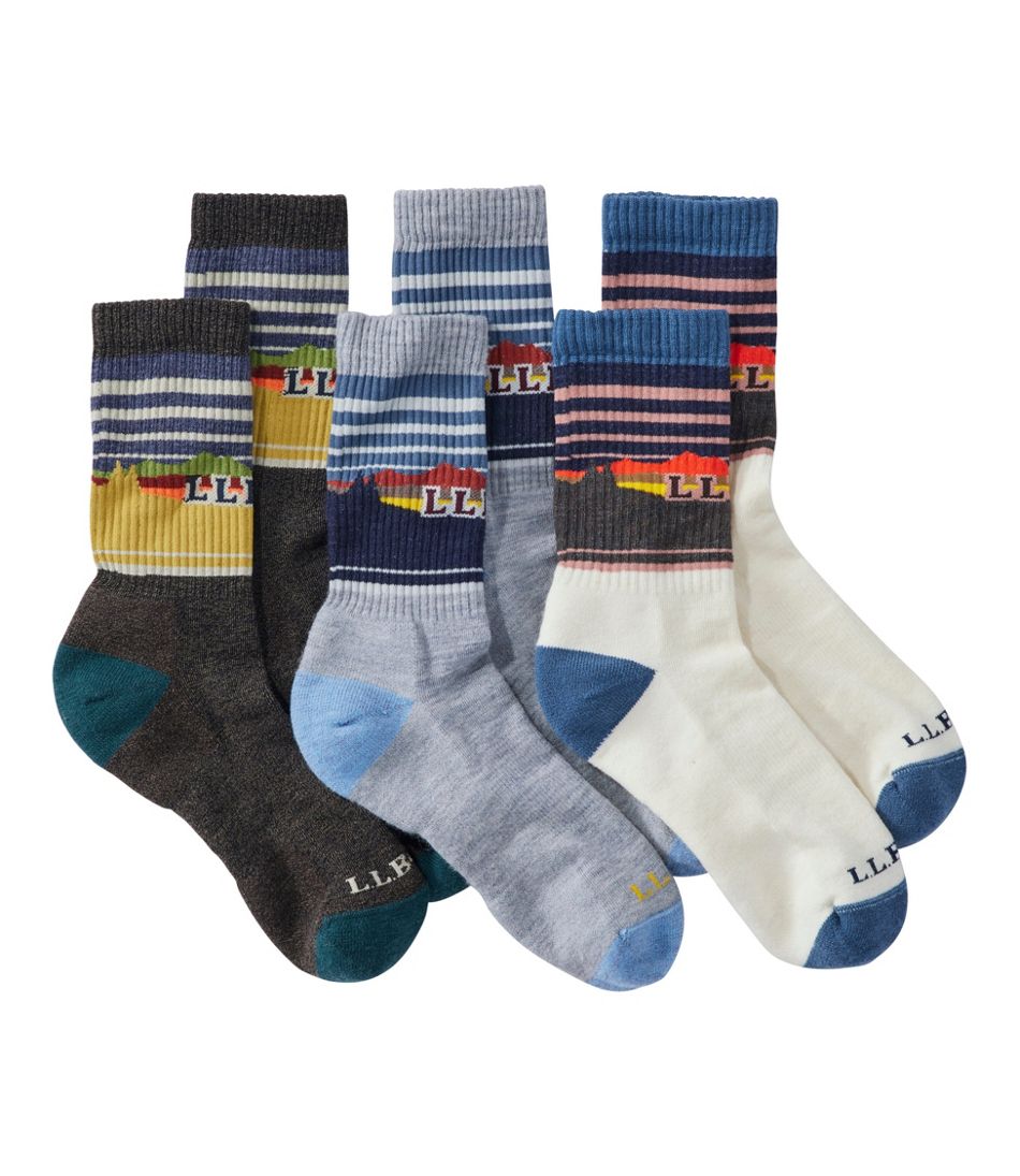 Adults' Katahdin Hiker Socks Gift Set, 3-Pack - L.L.Bean Exclusive
