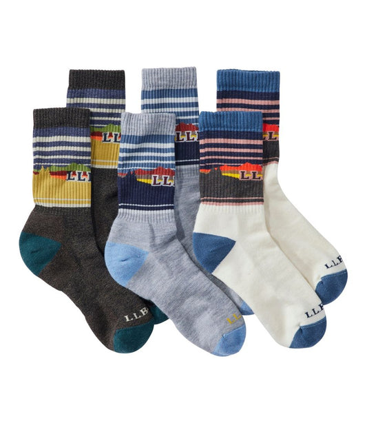 Adults' Katahdin Hiker Socks Gift Set, 3-Pack - L.L.Bean Exclusive