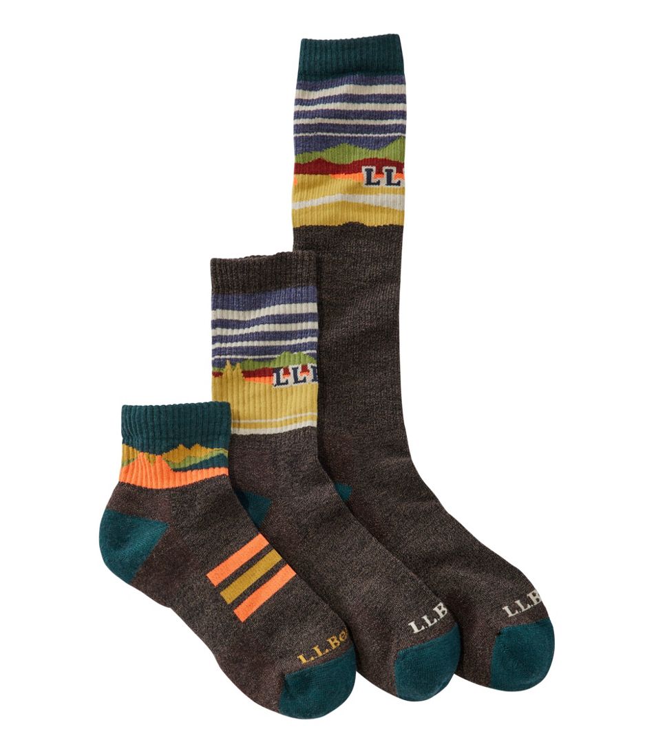 Adults' Katahdin Over the Calf Hiker Socks, Mountain - L.L.Bean Everyday