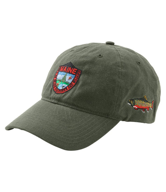 Adults' MIF&W Waxcloth Hat, Brook Trout - L.L.Bean Quality
