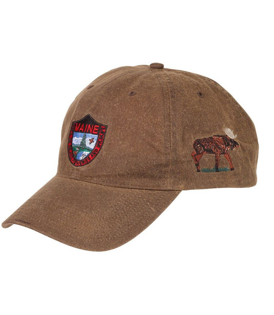 Adults' MIF&W Waxcloth Hat, Moose - L.L.Bean Essential