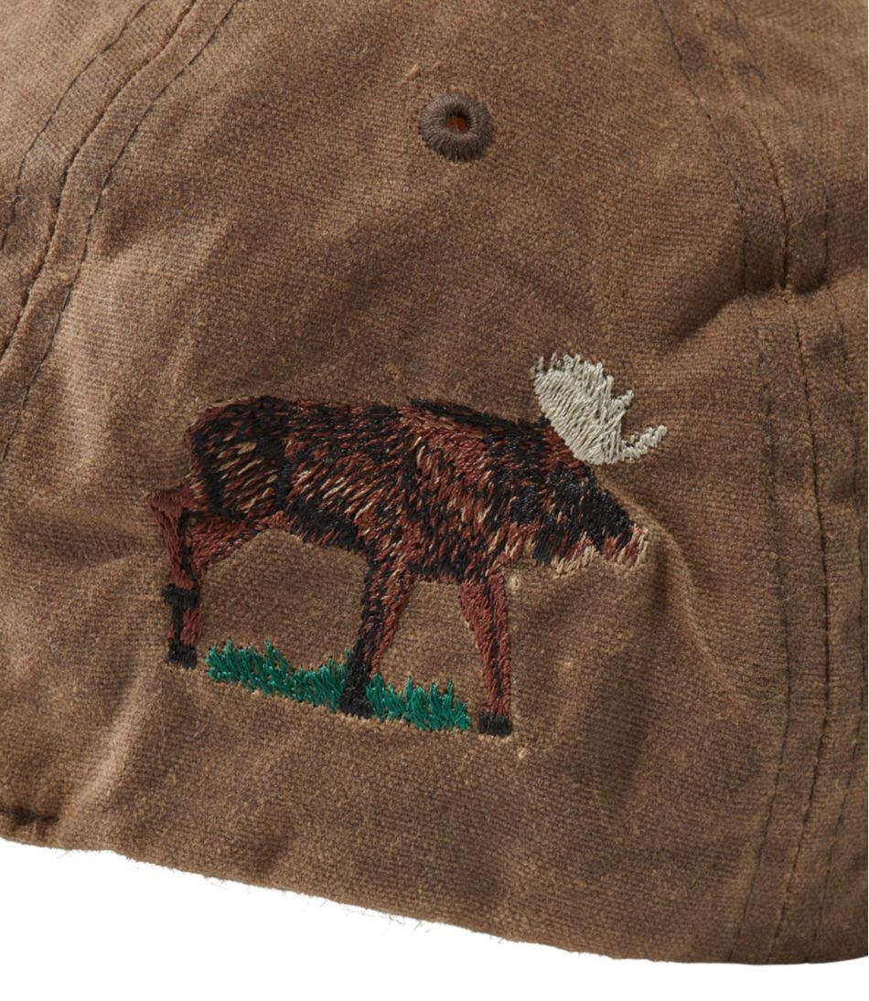 Adults' MIF&W Waxcloth Hat, Moose - L.L.Bean Essential