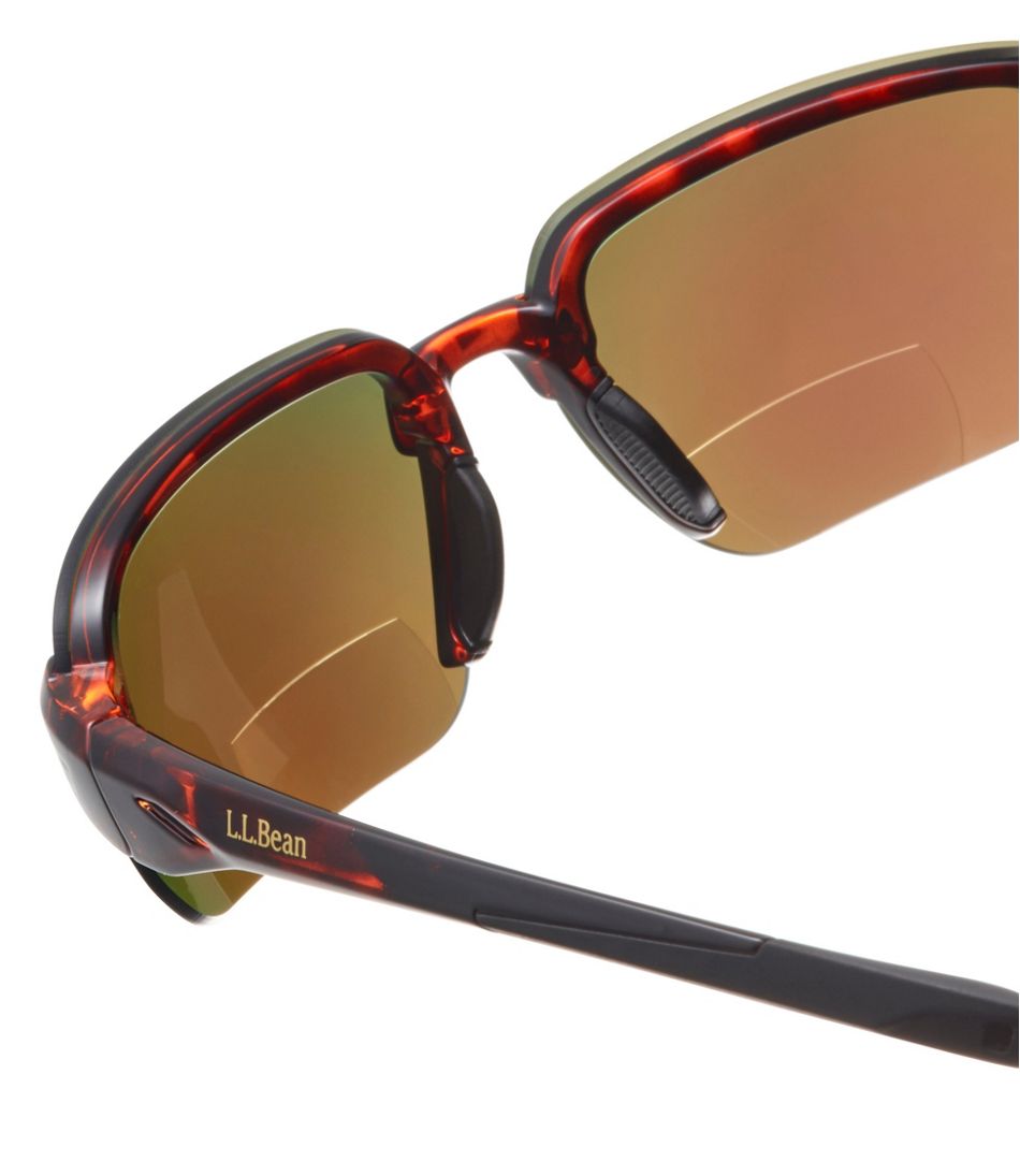 Adults' L.L.Bean Polarized Performance BiFocal Rimless Mirror Sunglasses - L.L.Bean Signature