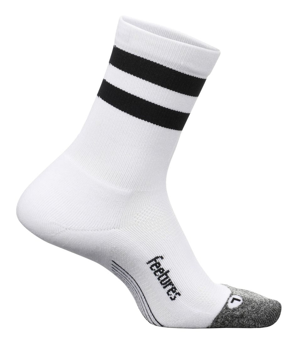 Adults' Feetures Mini Crew Stripe Light Cushion Socks - L.L.Bean Recommended