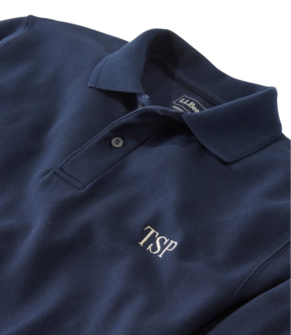 Men's Premium Double L® Polo, Long-Sleeve Without Pocket - L.L.Bean Value
