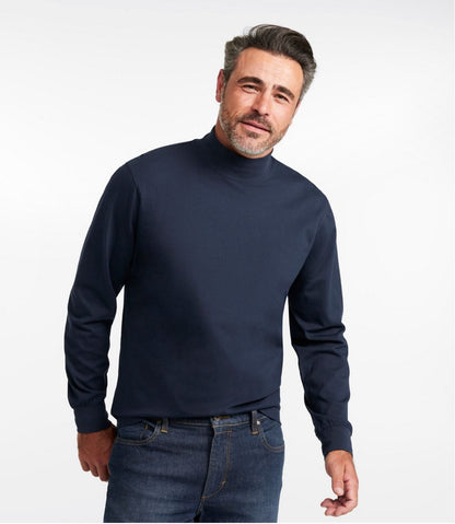 Men's Carefree Unshrinkable Mockneck Shirt - L.L.Bean Great Value