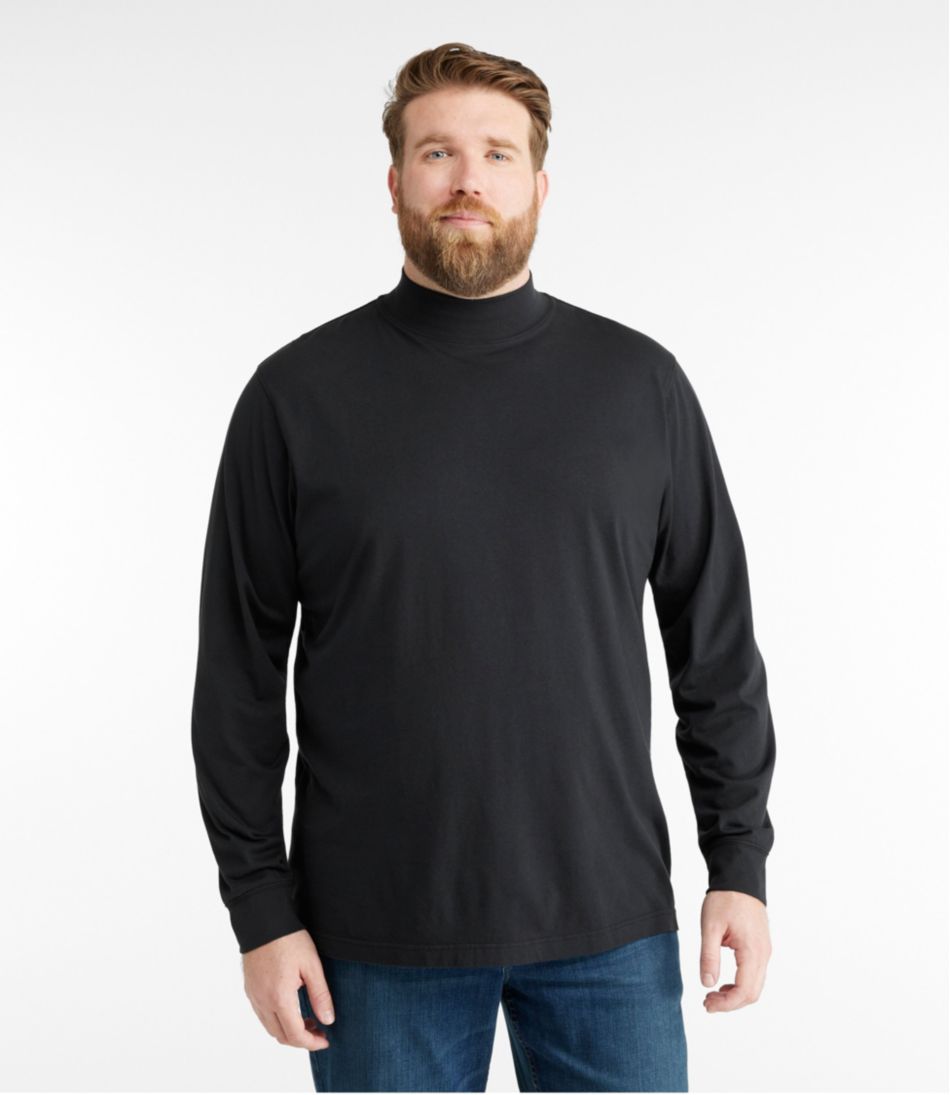 Men's Carefree Unshrinkable Mockneck Shirt - L.L.Bean Great Value