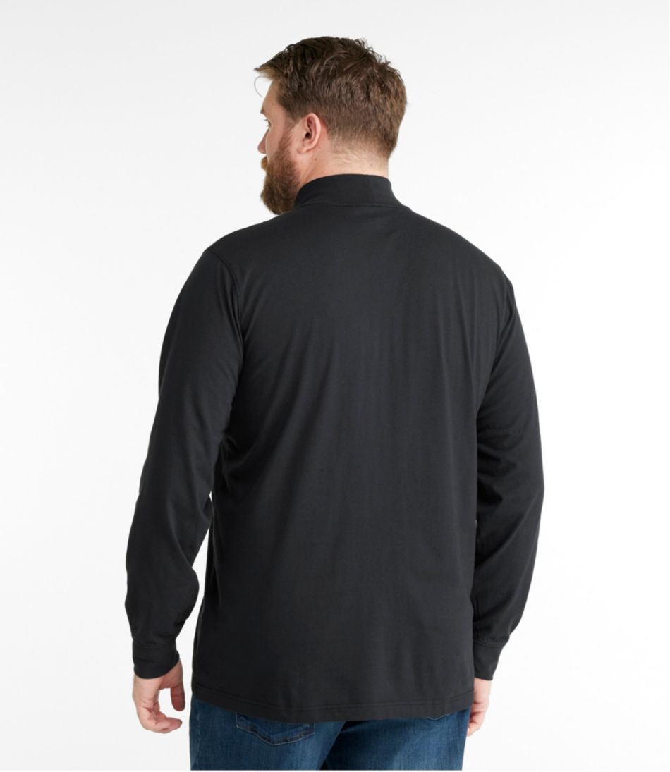 Men's Carefree Unshrinkable Mockneck Shirt - L.L.Bean Great Value