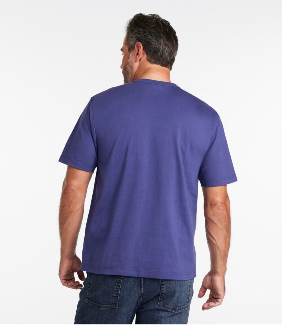 Men's Carefree Unshrinkable Tee with Pocket, Traditional Fit - L.L.Bean Latest