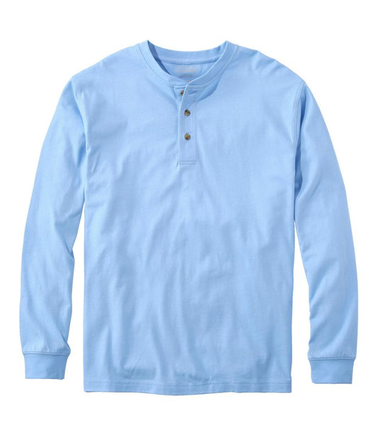 Men's Carefree Unshrinkable Tee, Traditional Fit, Long-Sleeve Henley - L.L.Bean Quality