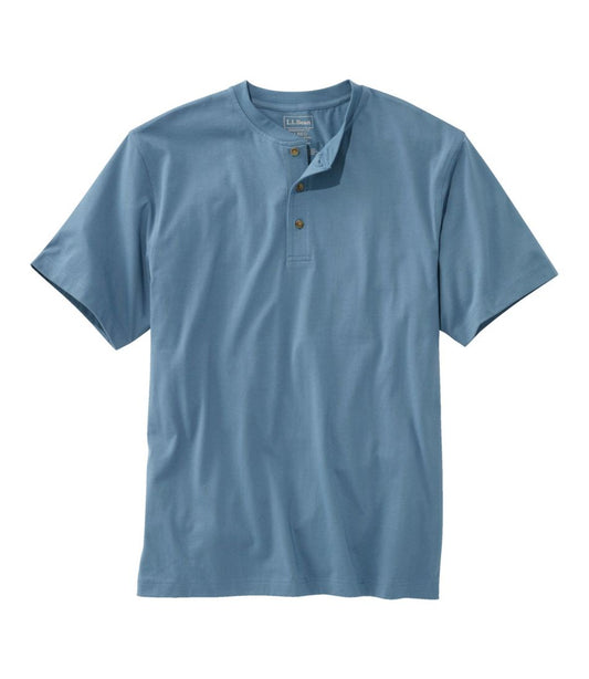 Men's Carefree Unshrinkable Tee, Traditional Fit, Henley - L.L.Bean Premium