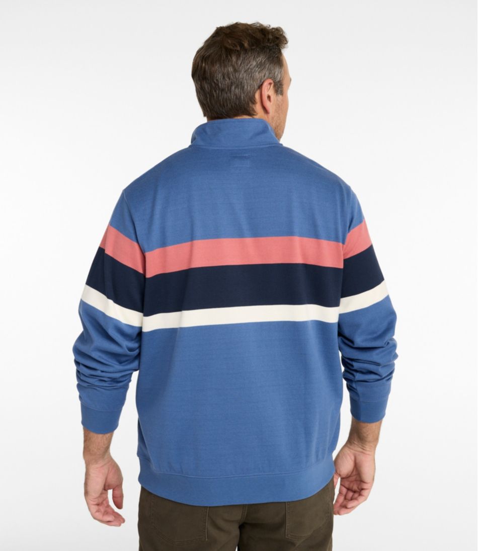 Men's Bean's Vintage Soft Rugby, Mockneck, Chest Stripe - L.L.Bean Best Seller