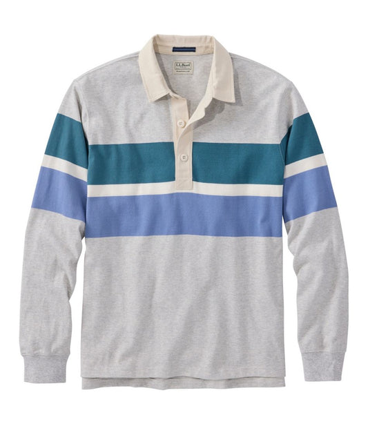 Men's Bean's Vintage Soft Rugby, Chest Stripe - L.L.Bean Exclusive