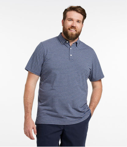 Men's Comfort Stretch Performance® Pima Polo, Short-Sleeve, Stripe - L.L.Bean Latest