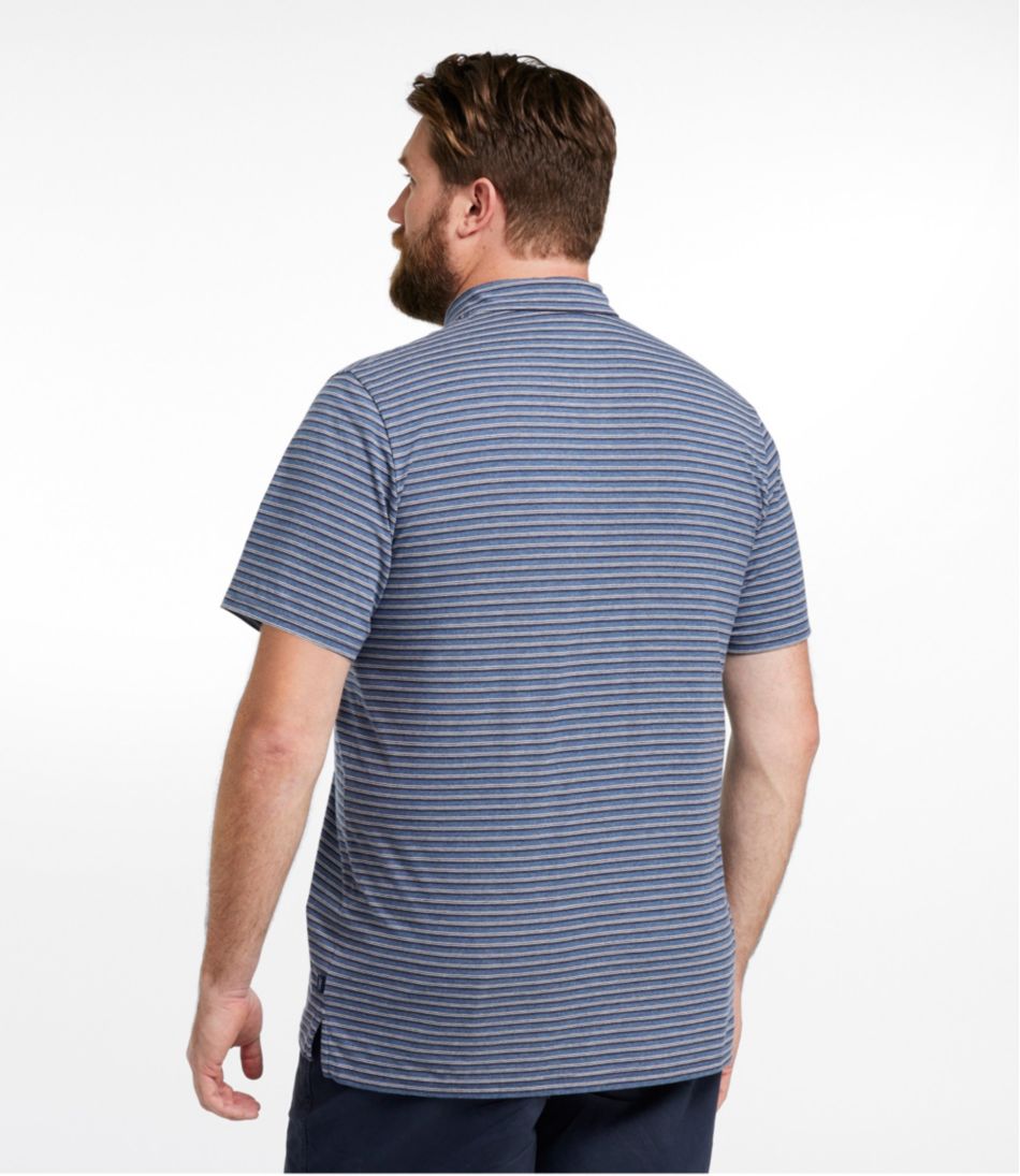 Men's Comfort Stretch Performance® Pima Polo, Short-Sleeve, Stripe - L.L.Bean Latest
