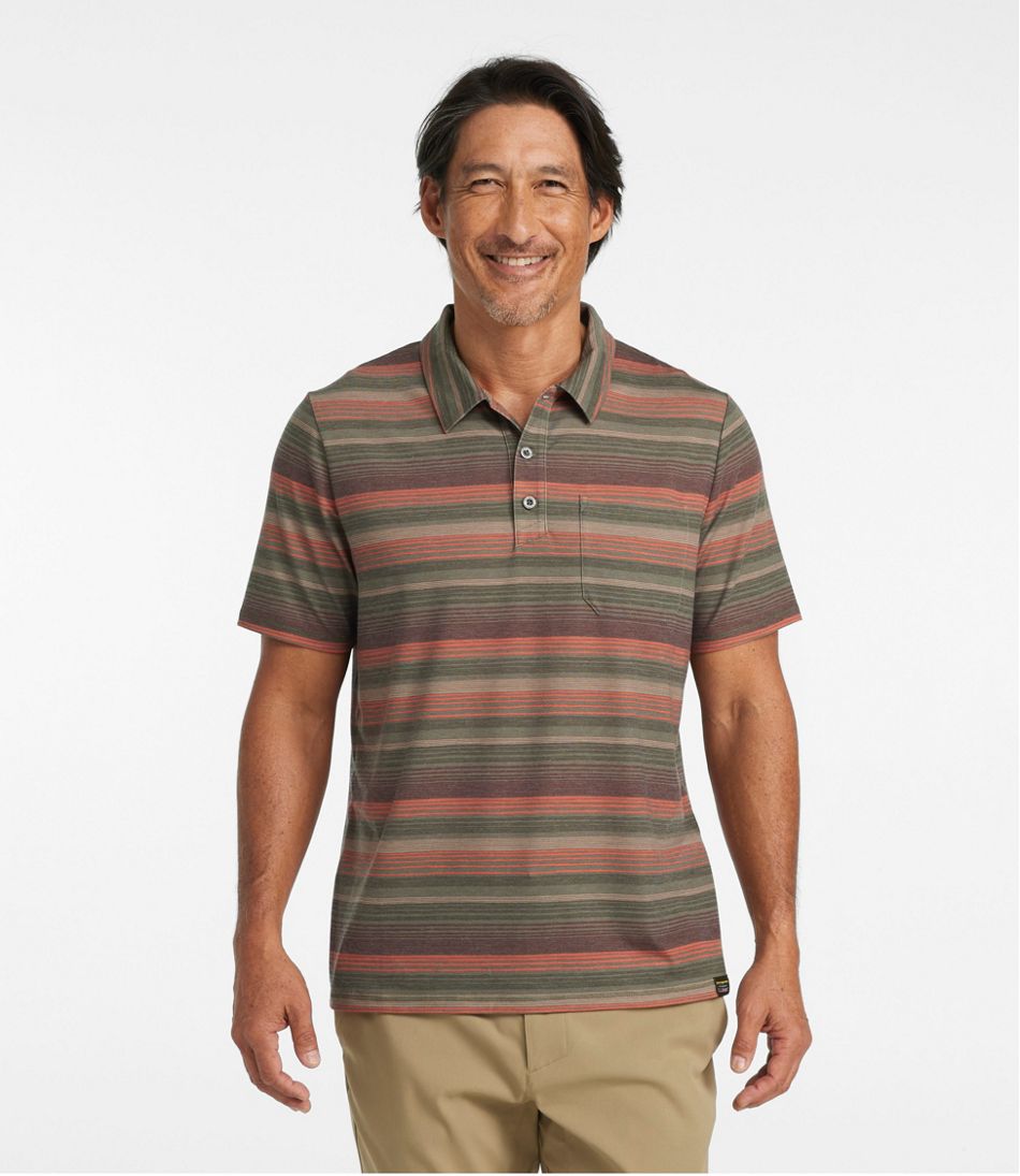 Men's Everyday SunSmart® Polo 2.0, Short-Sleeve Stripe - L.L.Bean Quality