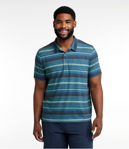 Men's Everyday SunSmart® Polo 2.0, Short-Sleeve Stripe - L.L.Bean Quality