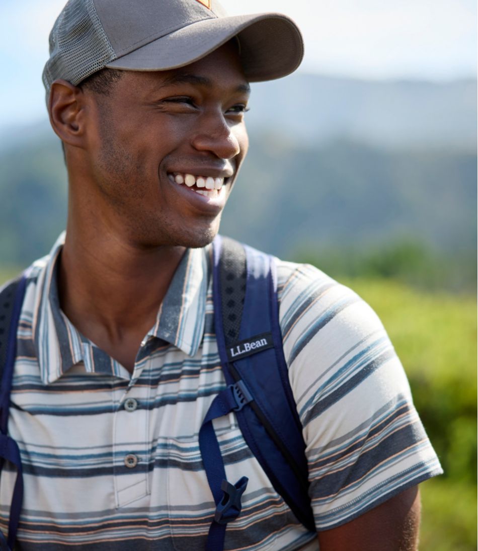 Men's Everyday SunSmart® Polo 2.0, Short-Sleeve Stripe - L.L.Bean Quality