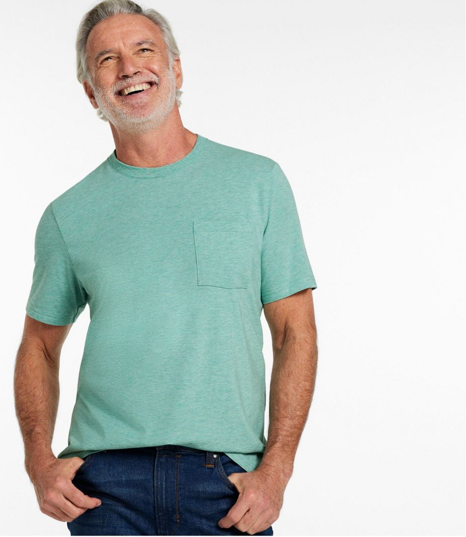 Men's Comfort Stretch Performance® Pima Pocket Tee, Short-Sleeve - L.L.Bean Top Pick