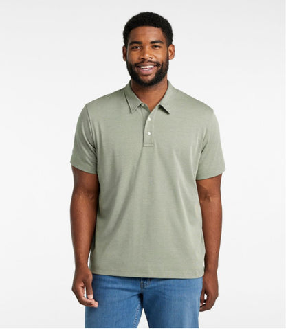 Men's Comfort Stretch Performance® Polo, Short-Sleeve, Slightly Fitted - L.L.Bean Featured