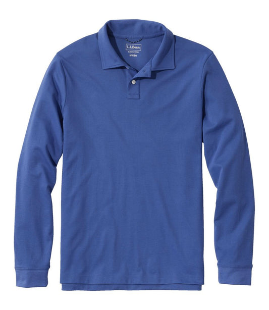 Men's Comfort Stretch Performance® Polo, Long-Sleeve, Slightly Fitted - L.L.Bean Popular