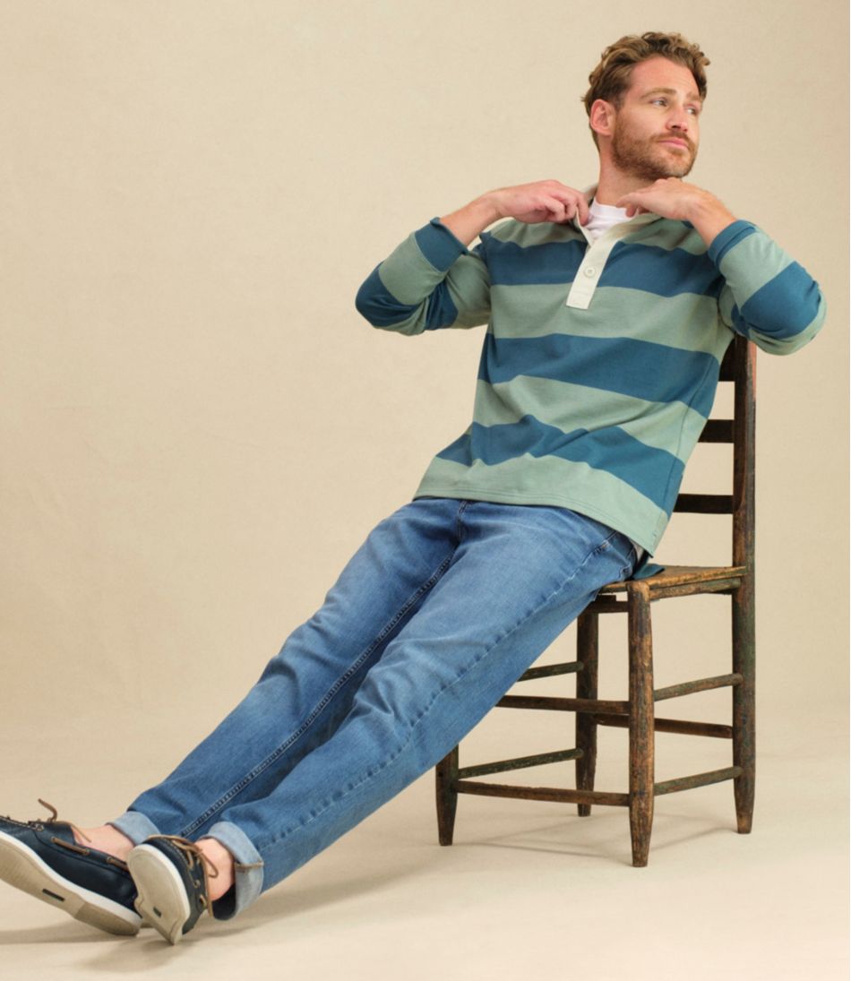 Men's Bean's Vintage Soft Rugby, Stripe - L.L.Bean Recommended