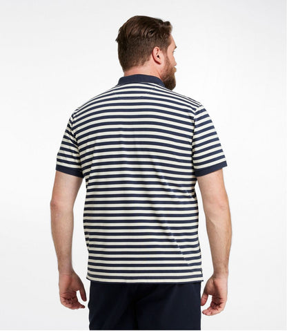 Men's Casco Bay Rugged Polo, Short-Sleeve, Stripe - L.L.Bean Exclusive