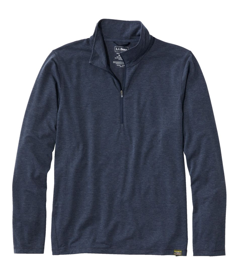 Men's Everyday SunSmart® Tee, Long-Sleeve Quarter-Zip - L.L.Bean Great Value