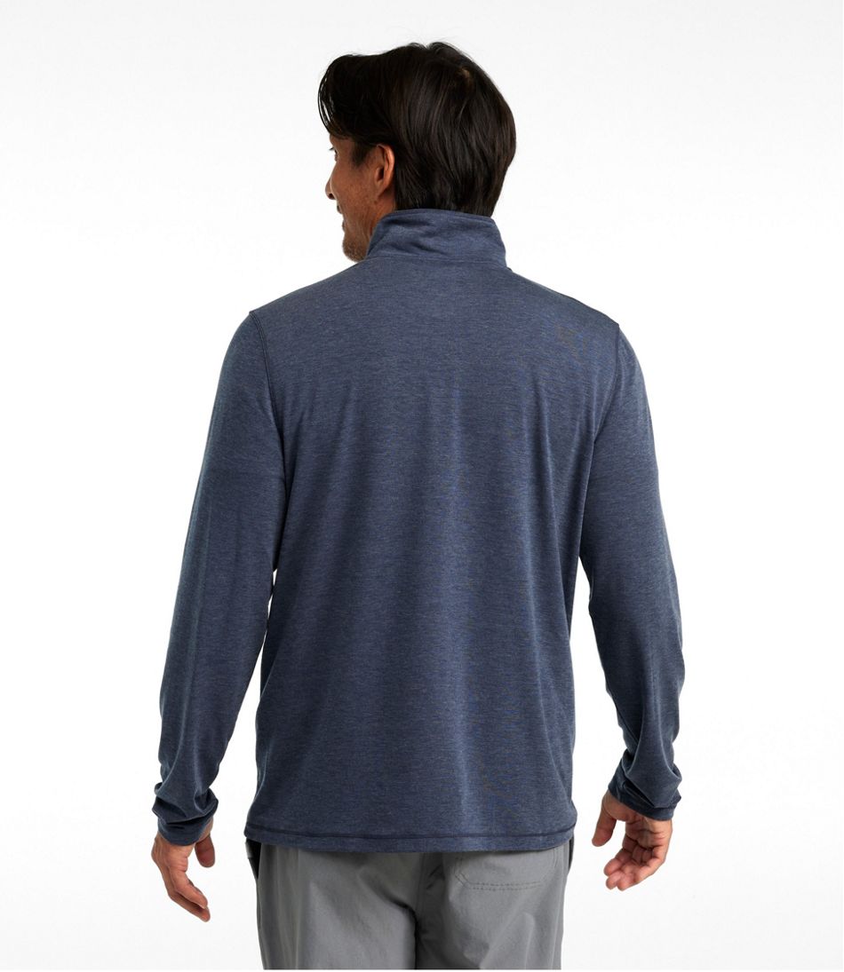 Men's Everyday SunSmart® Tee, Long-Sleeve Quarter-Zip - L.L.Bean Great Value