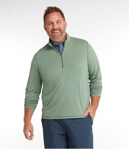 Men's Everyday SunSmart® Tee, Long-Sleeve Quarter-Zip - L.L.Bean Great Value