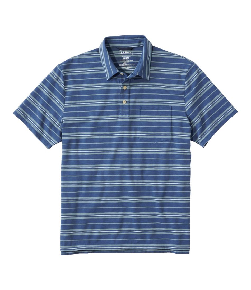 Men's Lakewashed Performance Polo, Short-Sleeve, Stripe - L.L.Bean Trusted